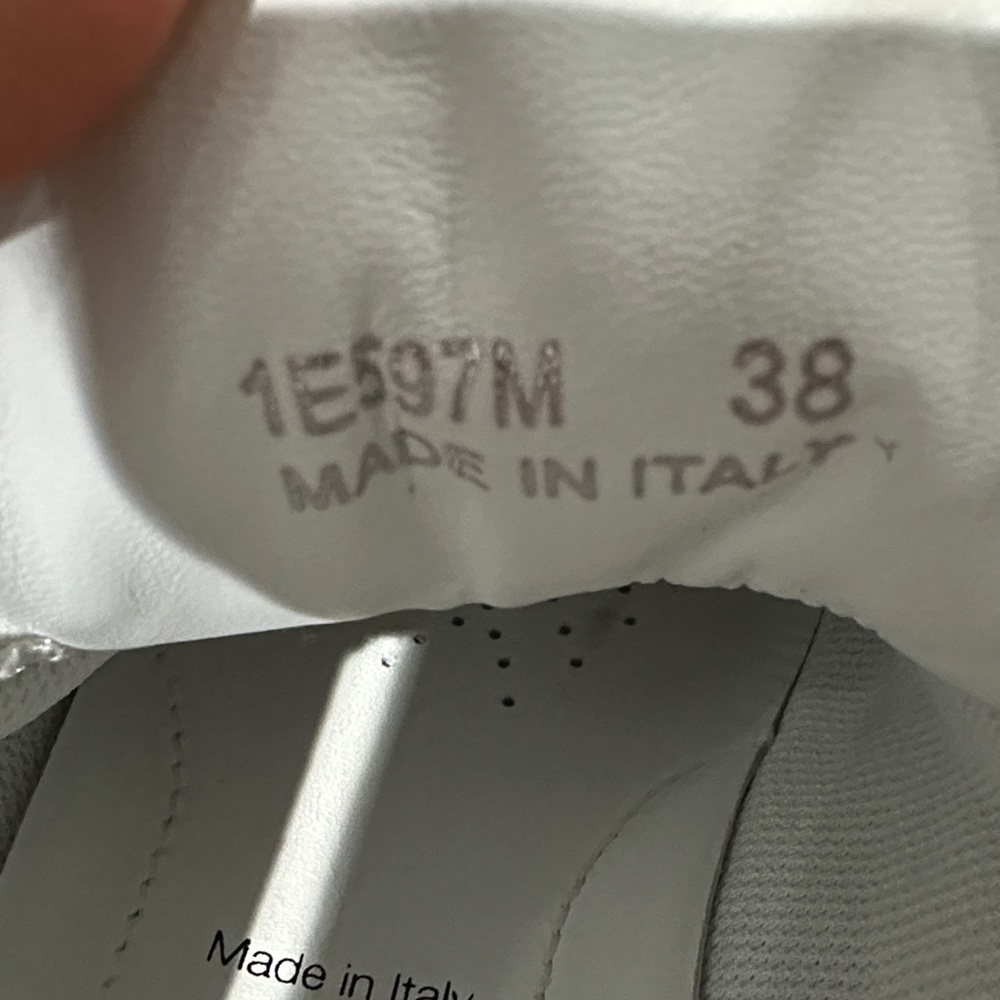 Prada Women's White and Black Sneakers - Picture 9 of 9